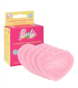 GLOV - *Barbie* - Set de discos desmaquillantes reutilizables Heart shaped