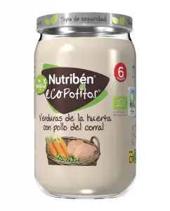 Nutribén® - Potito Eco Pollo De Corral Con Verduras 235 G