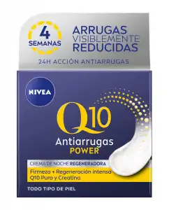 NIVEA - Crema De Noche Q10 Power Anti-arrugas Y Firmeza