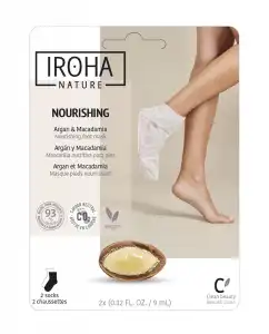 Iroha Nature - Calcetines Nutritivos Con Aceite De Argán Y Macadamia