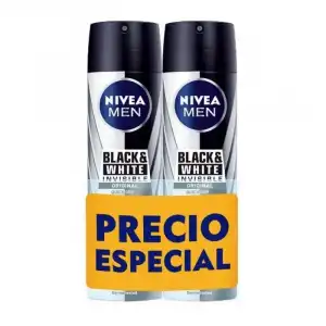 Men Invisible For Black - White Deo Spray 200 ml