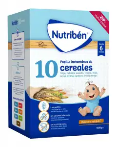 Nutribén® - Papilla 10 Cereales Nutribén