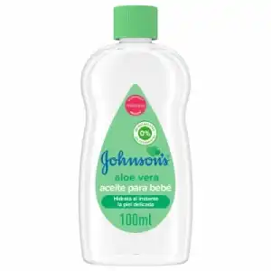 Johnson´s Johnson's Baby Aloe Vera Aceite Hidrata y Nutre al Instante, 100 ml