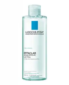 La Roche Posay - Agua Micelar ULTRA Effaclar Limpiador Facial Purificante 400ml 400 Ml