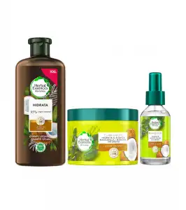 Herbal Essences - *Bio Renew* - Pack hidratación con leche de coco - Champú + Acondicionador + Aceite