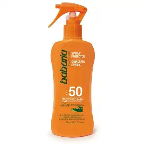 Babaria Spray Protector Solar ProtecciÃ³n Alta Spf50