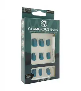 W7 - Uñas postizas Glamorous Nails - Winter Blues