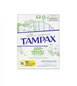 Tampax - Tampones regular Cotton Protection - 16 unidades