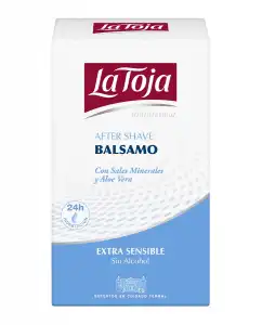 LA TOJA - Bálsamo After Shave Extra Sensible Con Sales Minerales Y Aloe Vera