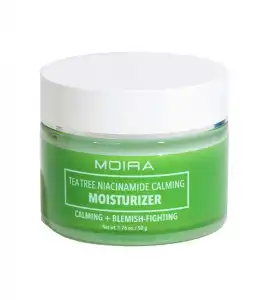Moira - Crema calmante y anti-manchas Moisturizer - Niacinamida y árbol de té