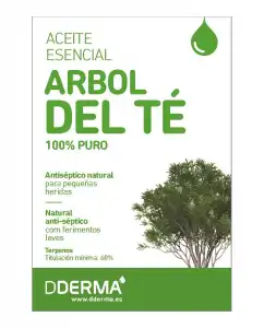 Dderma - Antiséptico Natural Aceite Esencial Árbol De Té 100% Puro