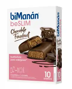 BiManán® - Barritas Chocolate Fondant Sustitutive Bimanán
