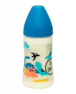 Suavinex - Biberón Con Tetina Redonda 3 Posiciones Silicona 270 Ml