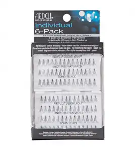 Ardell - Pack de pestañas postizas Individuales Duralash - Knot-free Naturals: Long Black