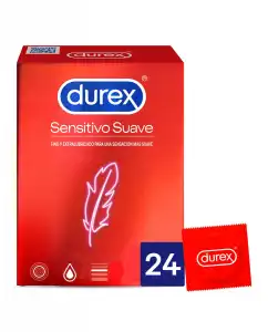 Durex - 24 Preservativos Sensitivo Suave