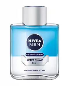 NIVEA - After Shave Protege & Cuida Loción 2 En 1 Men