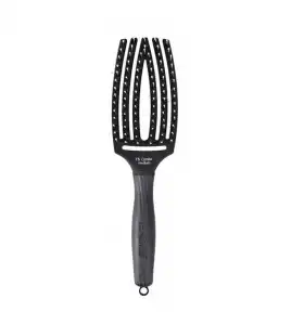 Olivia Garden - Cepillo para cabello Fingerbrush Combo Medium - Black