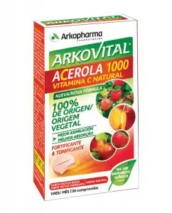 Arkopharma - 30 Comprimidos Arkovital® Acerola 1000 Mg