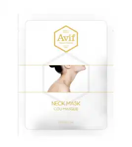 Avif - Mascarilla de bio-celulosa hidratante para cuello