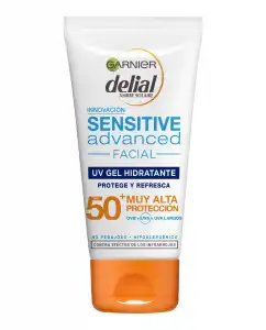 DELIAL - Crema Facial Hidratante Sensitive Advanced FPS 50+ Garnier