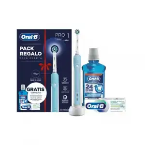 Oral-B Pro 1 700 Azul Turquesa Estuche 1 und Cepillo Eléctrico Recargable