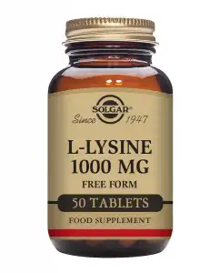 SOLGAR - 50 Comprimidos L-Lisina