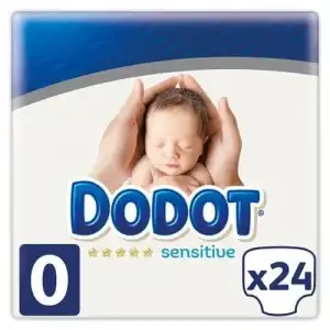 Dodot Sensitive T0 24 und T 0,1,5-2,5K 24 Uds Pañales Recién Nacido