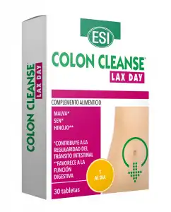 ESI - 30 Tabletas Colon Cleanse Lax Day