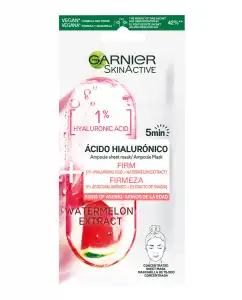 Garnier - Mascarilla En Ampolla Reafirmante Con ácido Hialurónico Y Sandía Skin Active