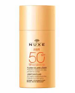 Nuxe - Fluido Ligero Rostro SPF50, 50 Ml