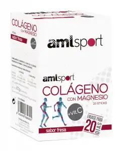 Ana Mª Lajusticia - Stick Colágeno Con Magnesio + Vit C Fresa Aml Sport