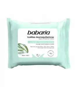 Babaria - Toallitas desmaquillantes - Aloe Vera
