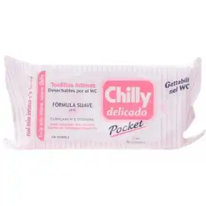 Chilly Toallitas Intimas Delicadas 12 Unidades