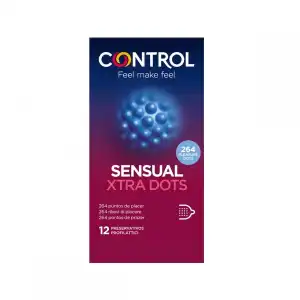 Control Preservativos Sensual Xtra Dots 12 Uds