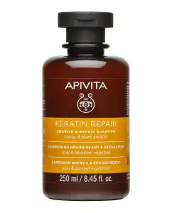 Apivita - Champú Keratin Repair Nutritivo & Reparador con Miel y Queratina Vegetal Apivita.