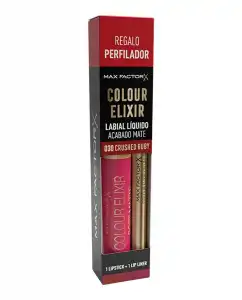 Max Factor - Pack Labial Líquido Colour Elixir Soft Matte + Lip Liner