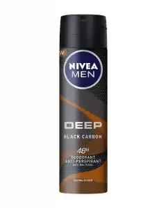 NIVEA - Desodorante En Spray Deep Black Carbon Espresso Men