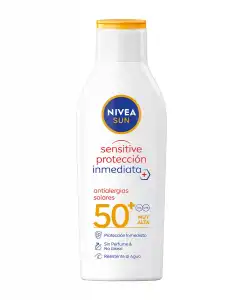 NIVEA - Leche Solar Sensitive Antialergias Solares SPF 50 Sun