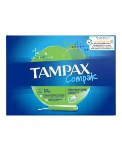Tampax - 8 Tampones Con Aplicador Compak Super