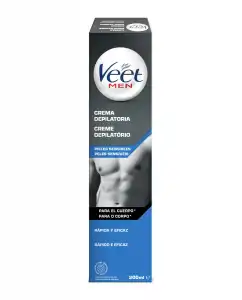 Veet - Crema Depilatoria Masculina Para El Cuerpo Pieles Sensibles