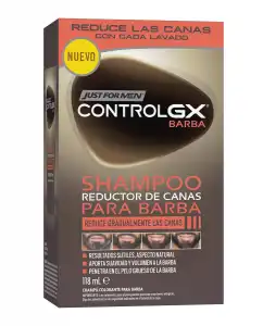 CONTROL GX - Champú Colorante Para Barba Just For Men