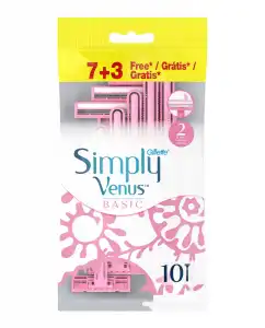 Gillette - Maquinillas Depilatorias Desechables Simply Basic Venus Gilllette