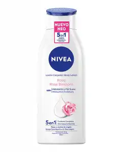 NIVEA - Loción Corporal Rosa Blossom 5 En 1 Cuidado Completo