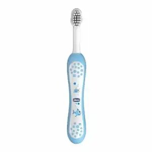 Chicco Chicco Cepillo de Dientes de Cerdas Suaves Azul 6m+, 1 un