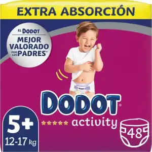 Dodot Activity 5+ 48 und T-5+, 11-16K 48 Uds Pañales