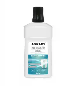 Agrado - Enjuague bucal dientes blancos