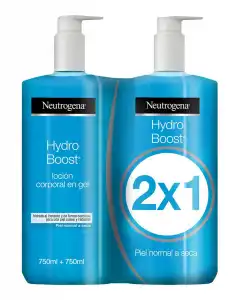 Neutrogena - Duplo Loción Corporal Hidratante Hydro Boost