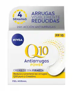 NIVEA - Crema De Día Q10 Power Anti-arrugas Y Firmeza Para Piel Normal FP15