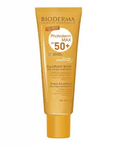 Bioderma - Protección Solar Photoderm Max AquaFluide Dorado SPF 50+ UVA26