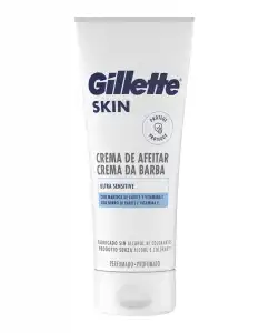 Gillette - Crema De Afeitar Para Maquinilla Skin Ultra Sensitive